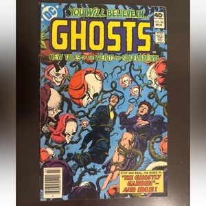 DC Comics Ghosts Supernatural Tales Comic - Blue and Yellow Cover